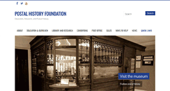 Desktop Screenshot of postalhistoryfoundation.org